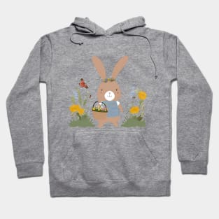 Flutterby Friend: A Bunny's Garden Adventure Hoodie